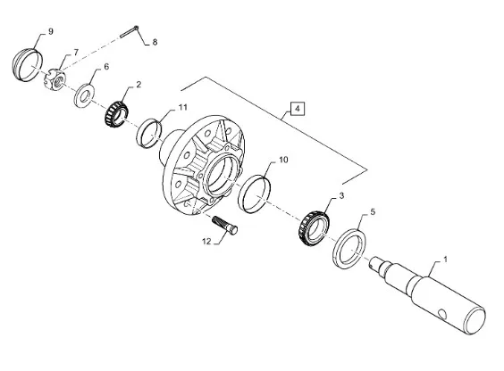 47422289 - ступица колеса