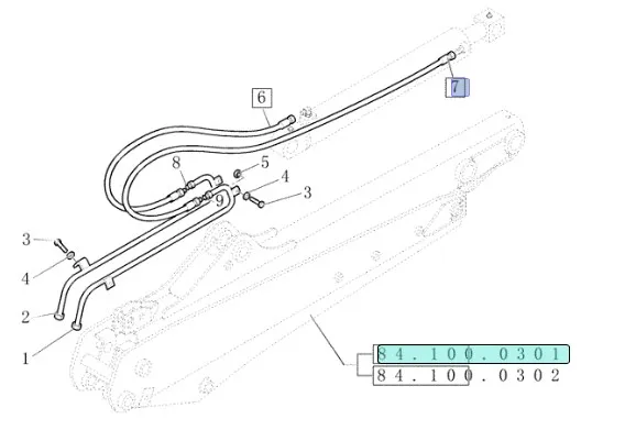 87619511 - Гибкий шланг