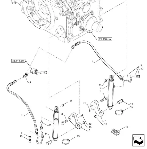 47474754 - гидроцилиндр
